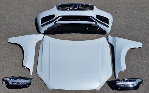 3FCB4XX 31663527 - ПОЛНЫЕ ЛАМПЫ ПЕРЕДНЕГО БАМПЕРА КАПОТА VOLVO XC90 II LIFT CAMERA 707 R-DESIGN