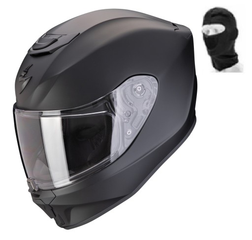 ШЛЕМ SCORPION EXO-JNR AIR MAT ЧЕРНЫЙ S