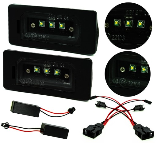 P-A015 - Cree Лампы Номерного Знака Skoda Fabia 3