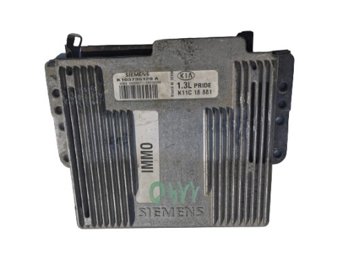 KIA PRIDE 1.3B 16V K103735120A K11C18881 computer