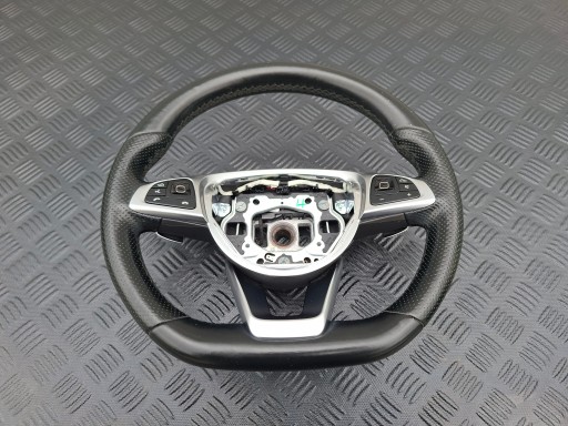 steering wheel, MULTIFUNKCJA with shifting A0004606600 MERCEDES E W213 S213 AMG black