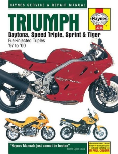 Triumph Daytona, Speed ​​​​Triple, Sprint & Tiger 885955cc (97 - 05)