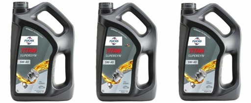 FUCHS TITAN SUPERSYN OIL 5W-40 5л x3