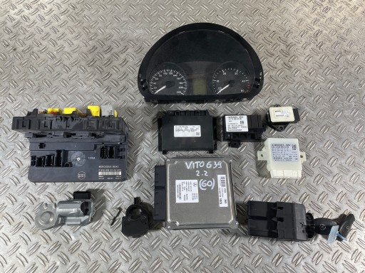 A0009001900 A2129000306 - Vito 639 комплект комп'ютера 2.2 a6511501879