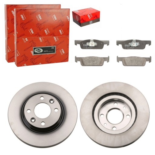 DF6534 - TRW ДИСКИ + КОЛОДКИ ПЕРЕДНЯЯ DACIA SANDERO II 2012-