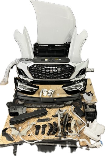 83A941033,83A941034,83a971085n,5Q0121203DE,5Q0959455BN,83A823509A - ПЕРЕДНЯ AUDI Q3 83A 83F Ліфт S-Line LS9R 2.0 TDI капот БАМПЕР КРИЛО МАТРИЦЯ