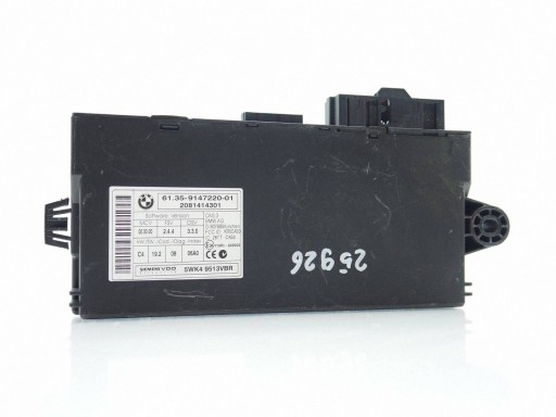 module unité de commande électronique uce KOMFORTU CAS BMW 3 E90 E91 E92 9147220