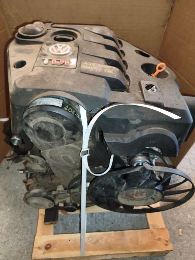 engine 1.9TDI AVF longitudinal complete PASSAT AUDI A4 DO MONTAZU FILM Z PRACY