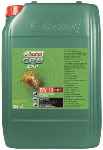 Моторное масло CASTROL CRB MULTI 20L 15W40 CI-4 / E7