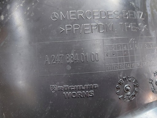 Mercedes EQB 250+ X243, w247 2025r Radschale links P vorne CZ A2478840100