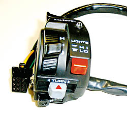 240-004 - Универсальная арматура левая CAFE RACER SCRAMBLER