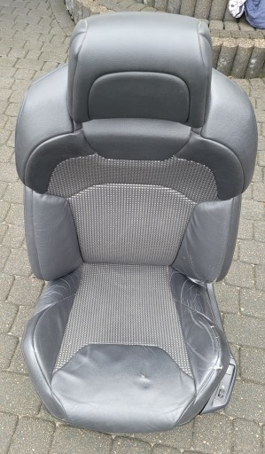 CITROEN C5 III LIFT seat driver´s left semi leather MASAZ EUROPA