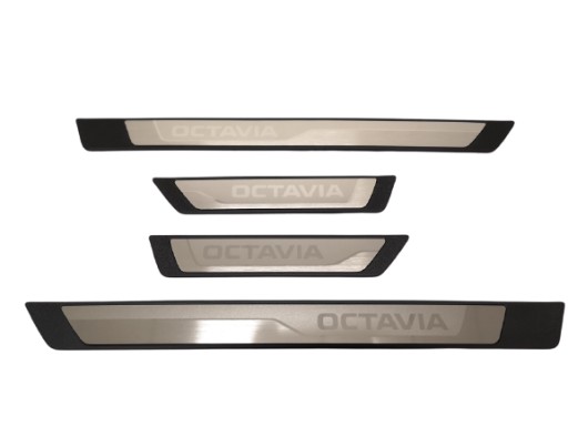 БОКОВЫЕ ЮБКИ SKODA OCTAVIA IV 4 ОРИГИНАЛЬНЫЕ