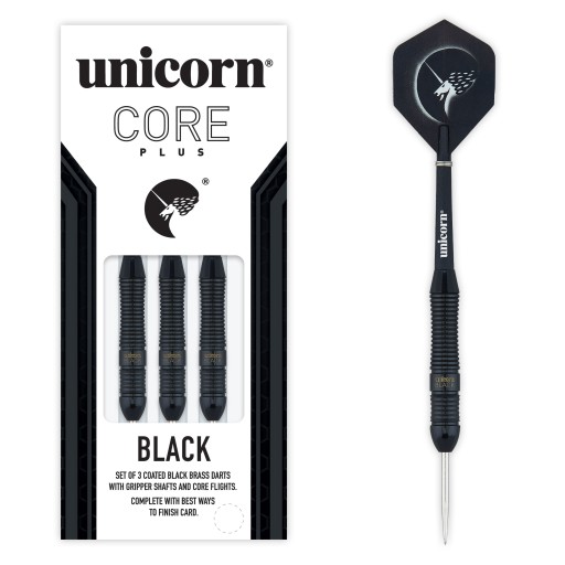 Дротики Unicorn Core Plus Black 24г 3 шт.