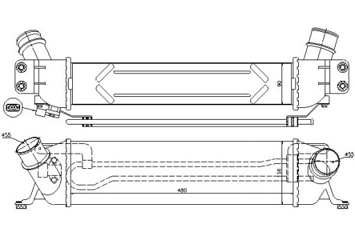 86220818 96458 - ИНТЕРКУЛЕР NISSENS HYUNDAI NISSENS