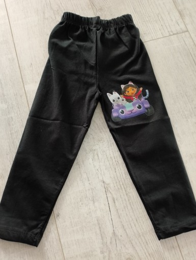 Legginsy dziecięce Gabi czarne 110/116