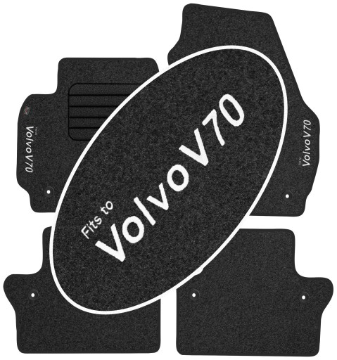 Volvo V70 III 2007-2016 велюр з написом