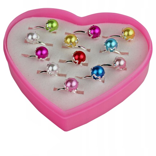 КІЛЬЦЯ ДІВЧАТКУ Перли ЮВЕЛІРНІ 12 шт