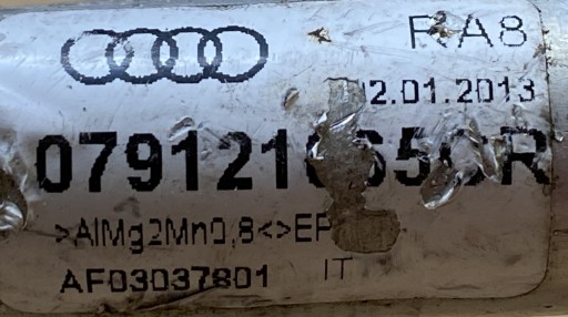 AUDI S6 S7 RS6 RS7 4.0TFSI hose of water 079121065CR