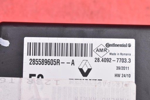 SENSOR modulo airbag airbag 285589605R RENAULT MEGANE SCENIC 3 III 09-12