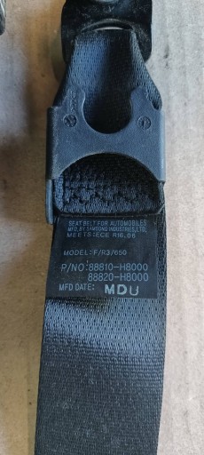 KIA STONIC 20R tension belt adjuster right front front safety 88820H8000WK