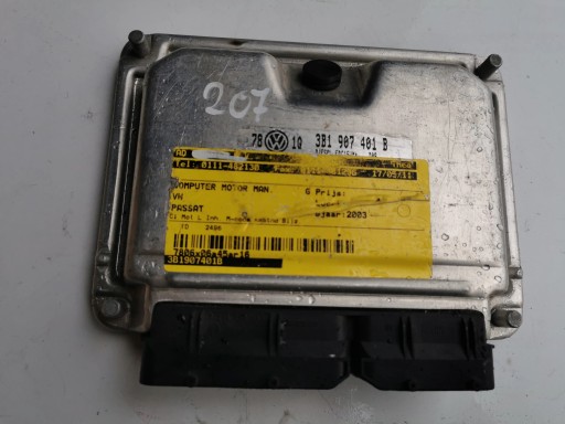 VW PASSAT 2.5TDI 3B1907401B Computer ECU Original