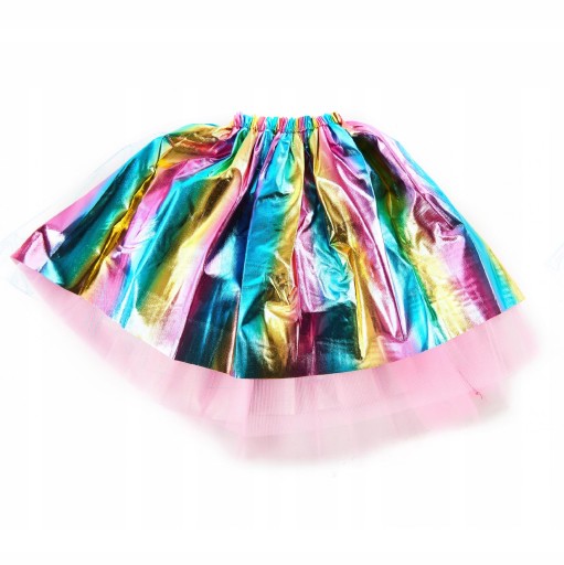КОЛЬОРОВА СПІДНИЦЯ 30СМ РАЙДУЖНИЙ ЄДИНОРІГ