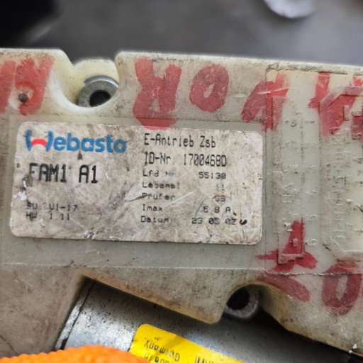 Peugeot 307 2004 17004680 Motor Schiebedach