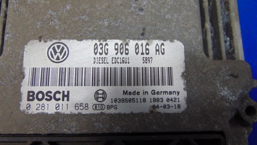 Bedienteil DES MOTORS 1.9TDI OCTAVIA II GOLF V TOURAN PASSAT B6