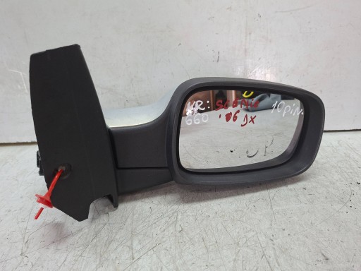 mirror right 10 vertical RENAULT SCENIC II 2003