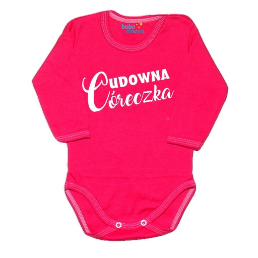 Бавовняне боді з довгим рукавом Bobo Dream, розмір 68, застібається на кнопку