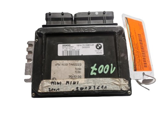 MINI ONE 1.6B 16V S118012001H 7515126 computer ECU