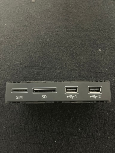 Audi a6 c8 avant разъемы для usb-sim и sd-карт 4n0035736a