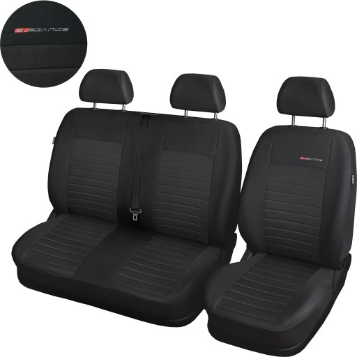 ИЗМЕРИТЕЛЬНЫЕ чехлы для VW T6 1+2 3-мест. с 2015 года П4