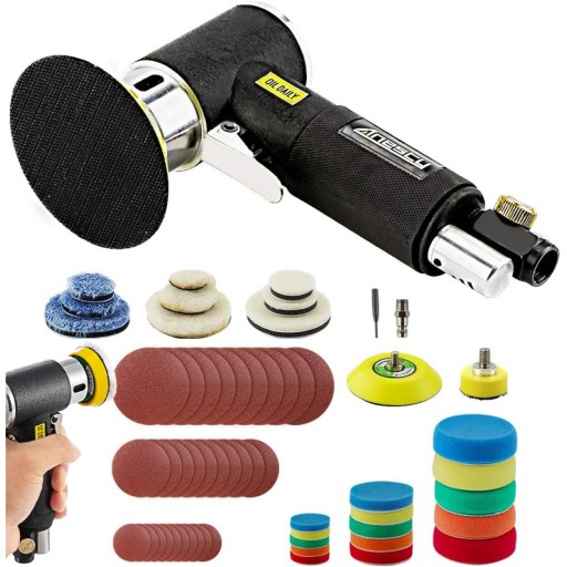 АВТОПОЛИРОВАЛЬНАЯ МАШИНА, НАБОР ЭКСЦЕНТРИКО-ШЛИФОВАЛЬНОЙ МАШИНЫ, 15000 ОБ/МИН