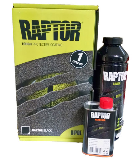 RAPTOR U-POL ЗАХИСТ КУЗОВА ЧОРНИЙ X 4