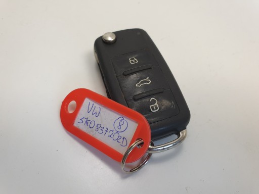 31252736 - КЛЮЧ ДИСТАНЦІЙНОГО КЕРУВАННЯ WV GOLF 5K0837202D