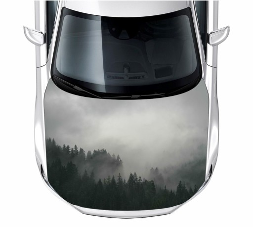 Наклейка на маску лес 150X115 см пленка 3М