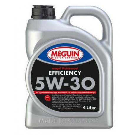 Моторное масло Meguin Efficiency SAE 5W-30 4л.