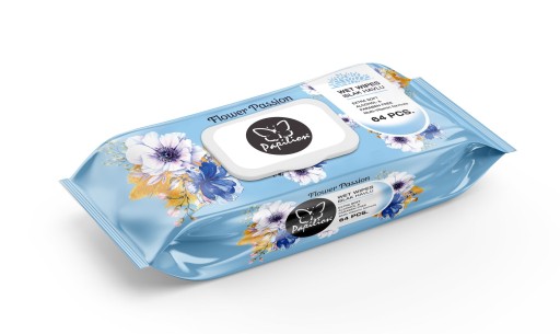 Серветки вологі PAPILION FRAGRANCE 1 х 64 шт.
