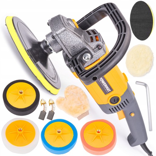 Полірувальник фарби CAR 2600 Вт 4x повстяний тампон