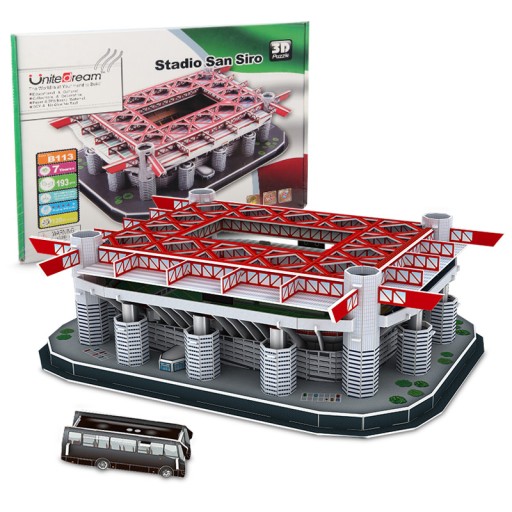 3D пазл Habarri AC Milan футбольний стадіон 193 ел.