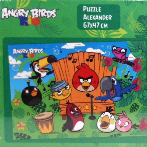 Puzzle 20 El Maxi Angry Birds Rio Na Scenie Gigant 9131840540 Allegro Pl