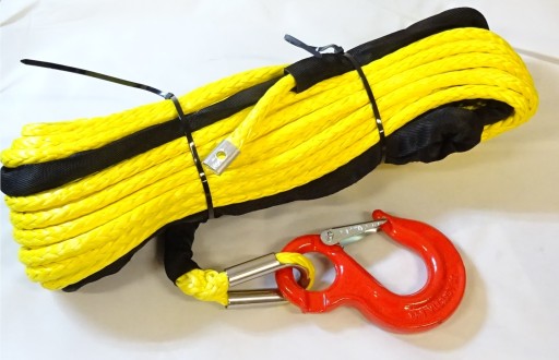 Синтетична мотузка 28 метрів 10 мм плюс гачок