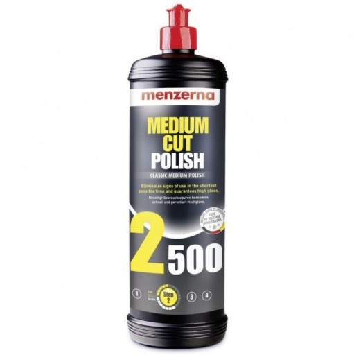 Menzerna 2500 Medium Cut Polish 1л + одноразовий алкотестер