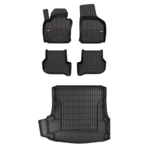 Набор 3D коврики и коврик для SKODA OCTAVIA II Hatc