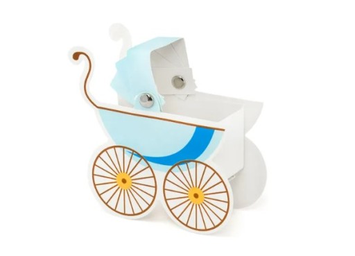 Коробки для хрещення Boutique Nemo у формі візка 10 шт