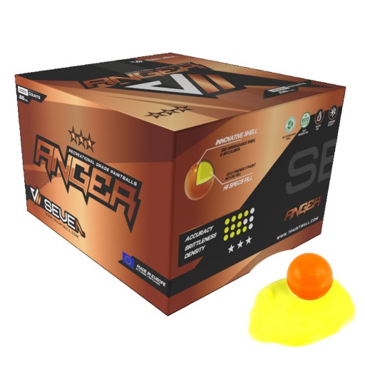 Кулі для пейнтболу Sevenn Anger 0.68\