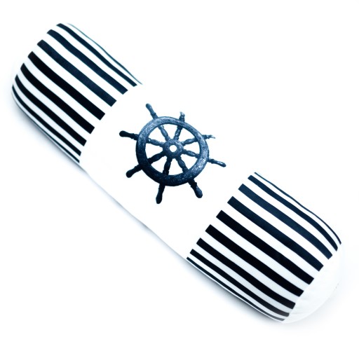 Poduszka dekoracyjna wałek ozdobna żeglarska