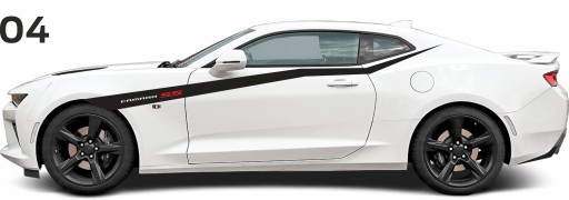 Chevrolet Camaro SS 04 Наклейки с боковыми полосами